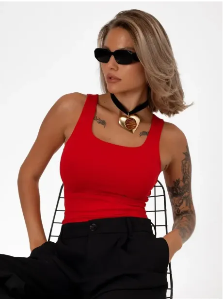 Майка летняя базовая хлопок под пиджак