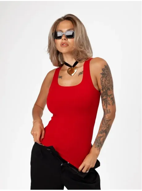 Майка летняя базовая хлопок под пиджак