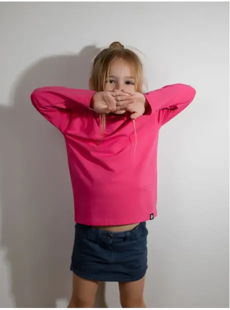 Лонгслив базовый для девочки