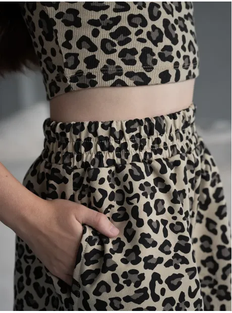 Костюм для девочки в сад топ и шорты