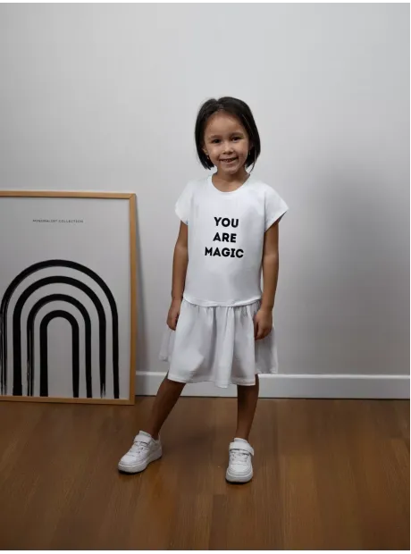 Платье детское трикотажное в садик