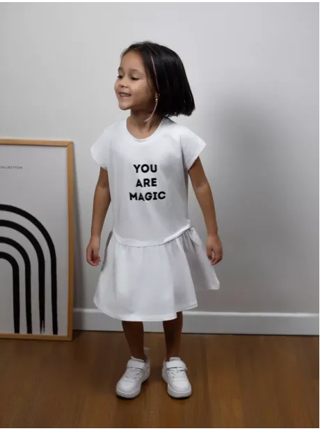 Платье детское трикотажное в садик