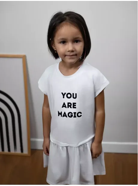 Платье детское трикотажное в садик