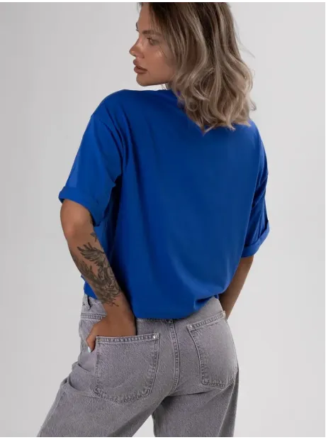 Футболка укороченная оверсайз кроп топ