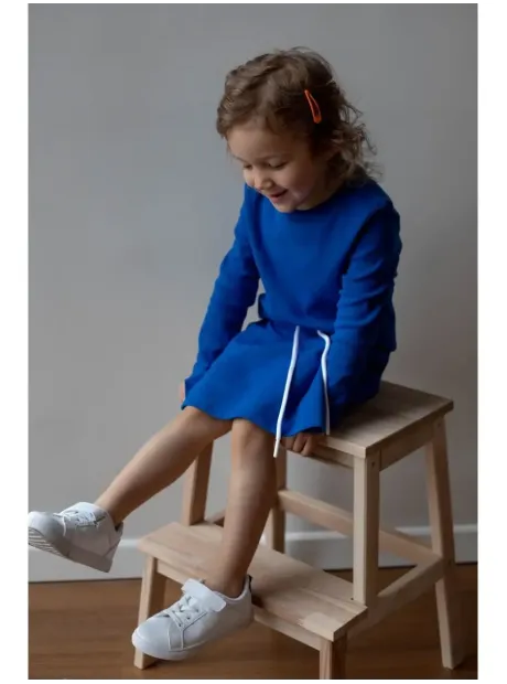 Костюм трикотажный демисезонный, лонгслив и юбка