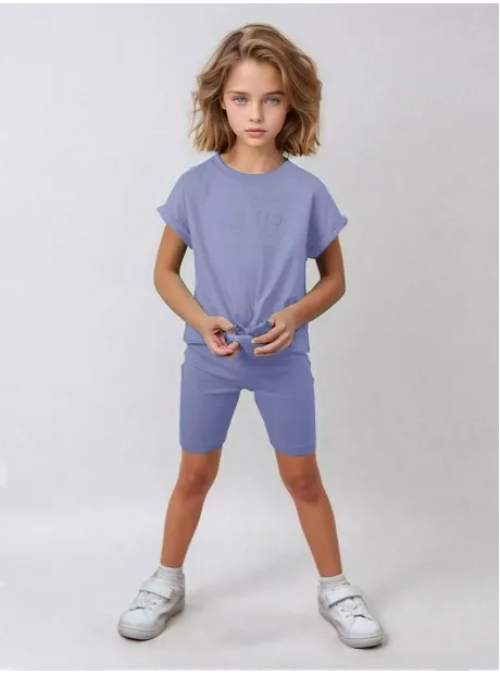 Спортивный костюм для девочки летний топ и шорты