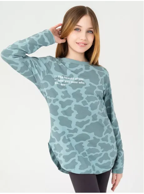 Лонгслив оверсайз туника детская