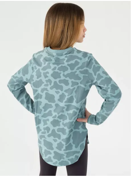 Лонгслив оверсайз туника детская