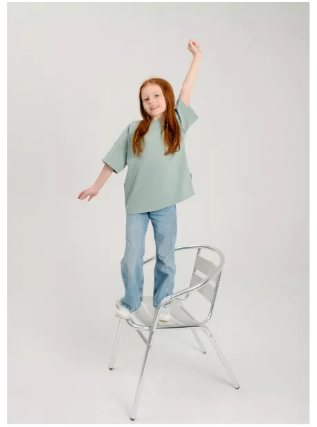 Футболка оверсайз базовая для детей и подростков