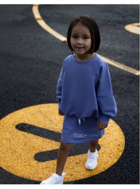 Костюм для девочек, толстовка и юбка