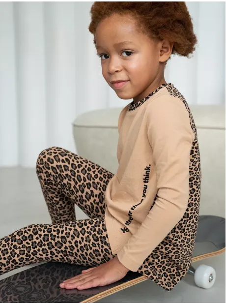 Костюм для девочки, лонгслив и леггинсы