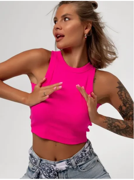 Спортивный кроп топ укороченный под пиджак