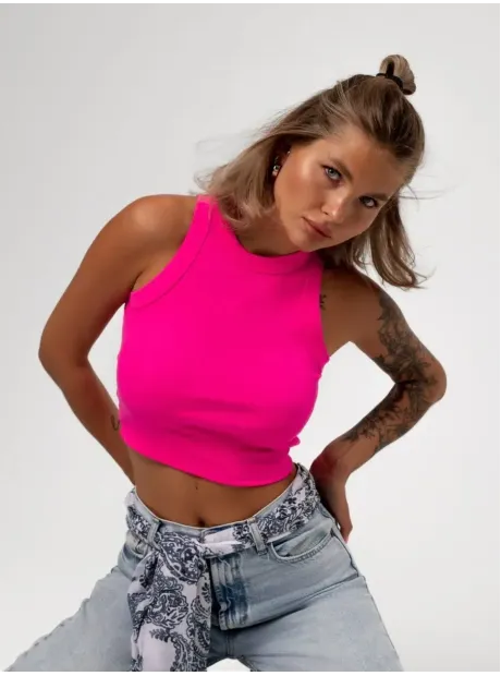 Спортивный кроп топ укороченный под пиджак