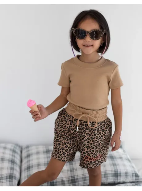 Костюм для девочки, футболка и шорты