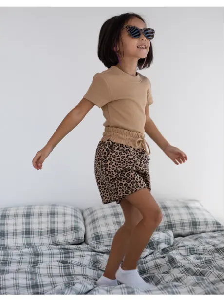 Костюм для девочки, футболка и шорты