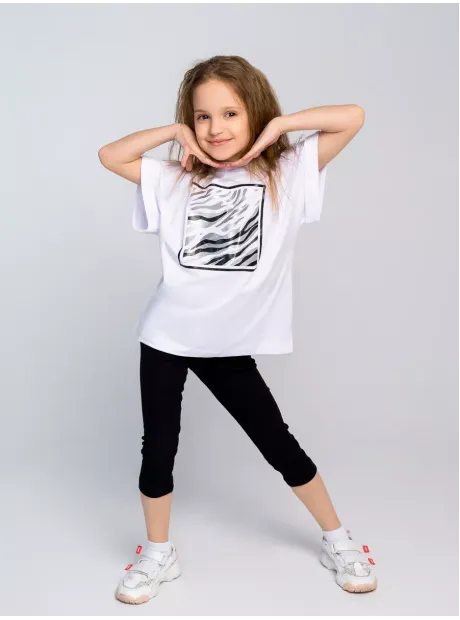 Костюм в садик для девочки футболка и бриджи