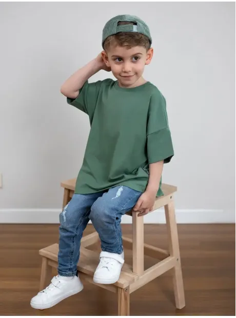 Футболка оверсайз базовая для детей и подростков