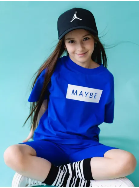 Спортивный костюм для девочки летний футболка и шорты