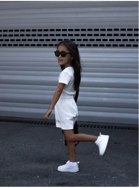 Костюм для девочки, футболка и шорты