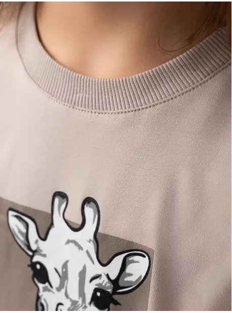 Костюм детский для девочки с жирафом