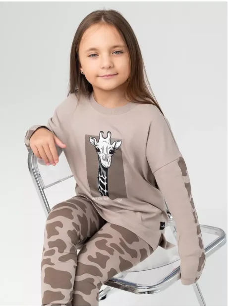 Костюм детский для девочки с жирафом