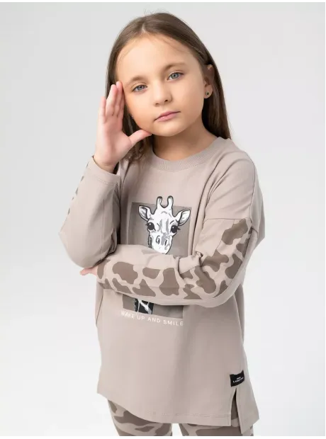 Костюм детский для девочки с жирафом