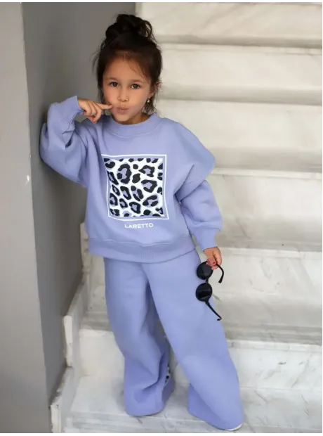 Костюм спортивный для девочек, свитшот и брюки
