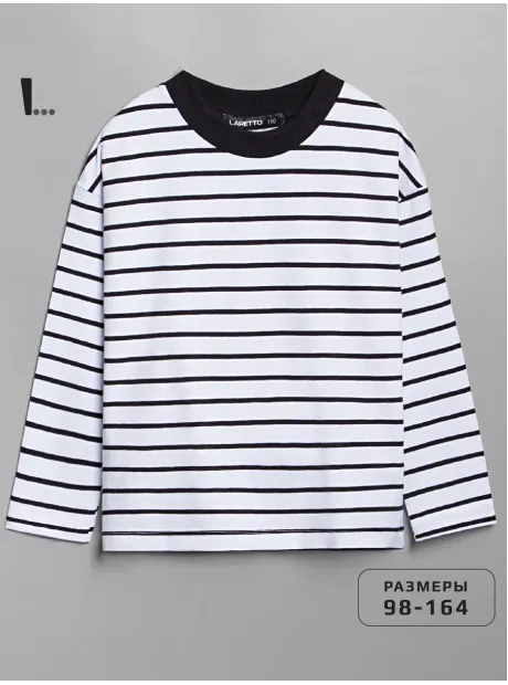 Лонгслив для девочки в полоску, тельняшка