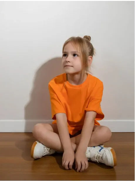 Футболка оверсайз базовая для детей и подростков