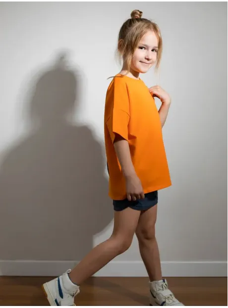 Футболка оверсайз базовая для детей и подростков