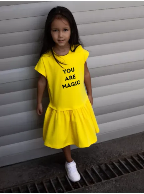 Платье детское трикотажное повседневное в садик