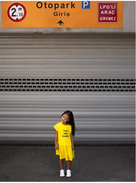 Платье детское трикотажное повседневное в садик