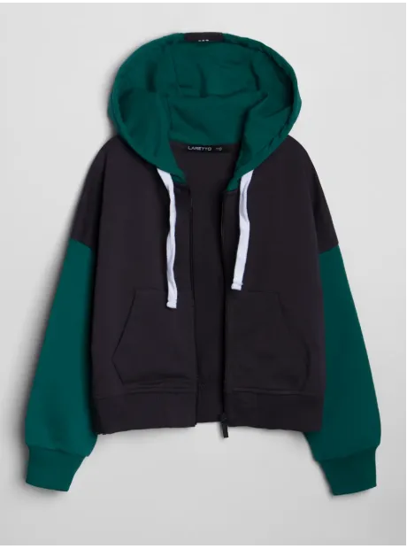 Черно-зеленый спортивный костюм тройка, детский