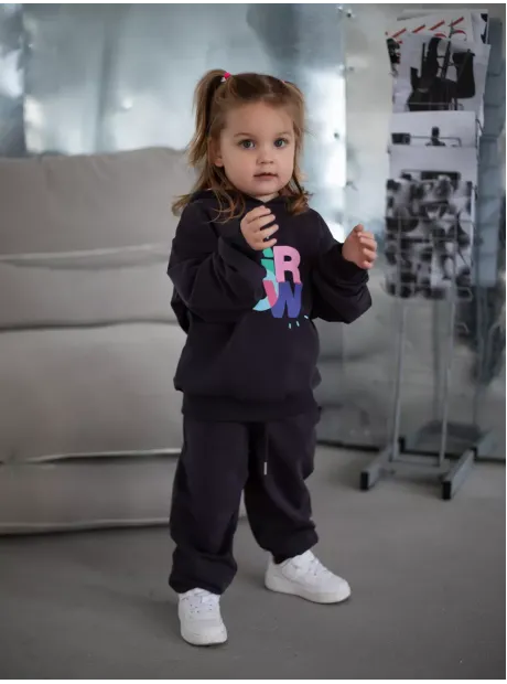 Зимний костюм для девочки с ушками