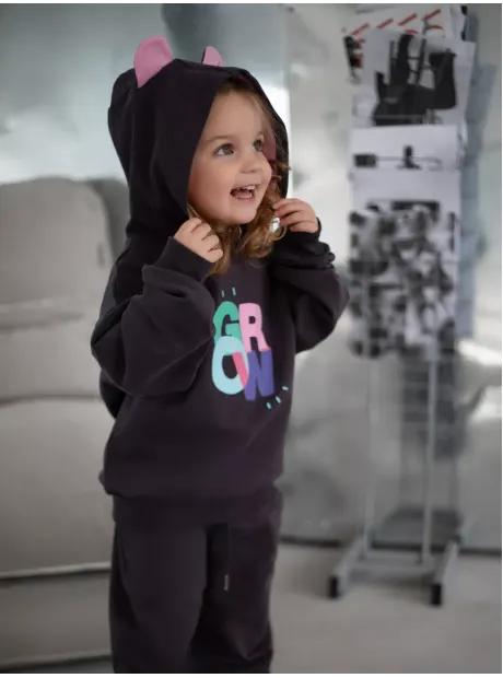 Зимний костюм для девочки с ушками