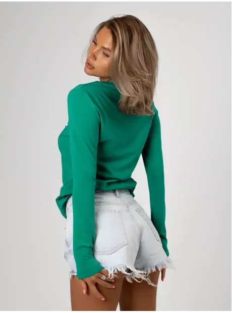 Лонгслив трикотажный классический хлопок