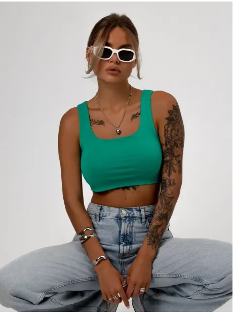 Спортивный кроп топ укороченный под пиджак