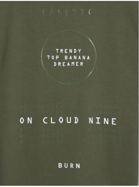 Футболка цвета хаки для мальчика