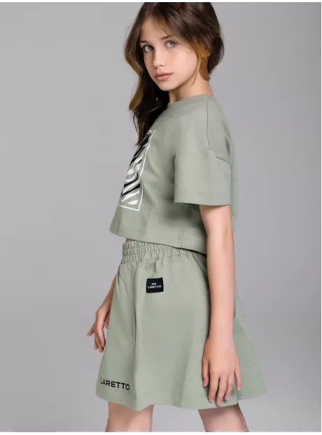 Костюм для девочки, футболка и шорты