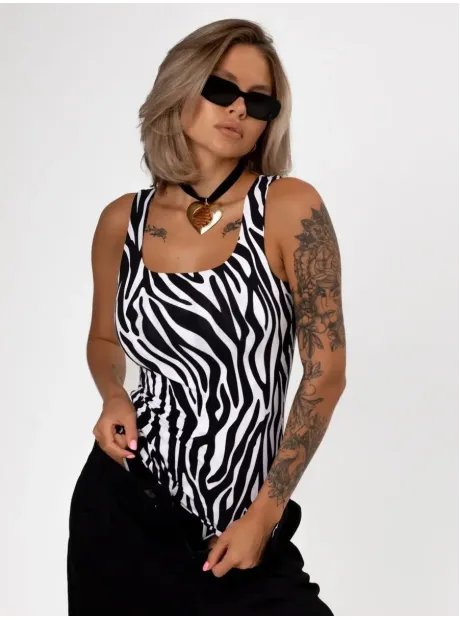 Майка летняя базовая хлопок под пиджак