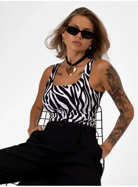 Майка летняя базовая хлопок под пиджак