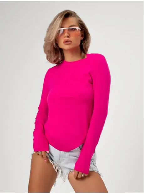 Лонгслив трикотажный классический хлопок