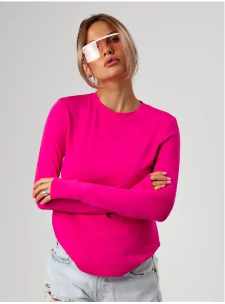 Лонгслив трикотажный классический хлопок