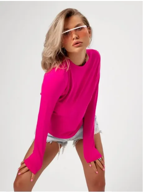 Лонгслив трикотажный классический хлопок