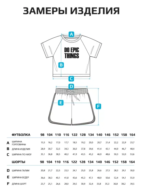 Костюм летний спортивный футболка и шорты