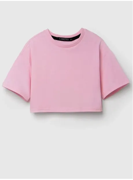 Футболка оверсайз укороченная базовая