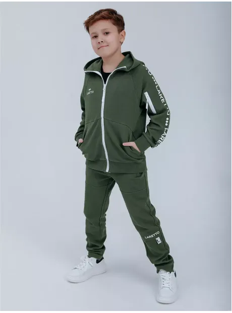 Зеленый спортивный костюм спортивный для мальчика