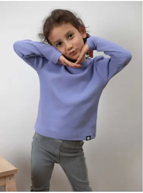 Лонгслив детский кофта в рубчик хлопок