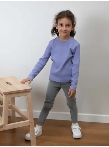 Лонгслив детский кофта в рубчик хлопок