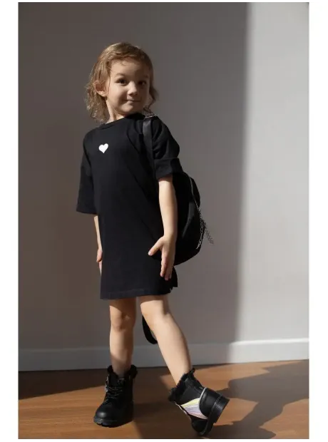 Платье футболка детская трикотажное оверсайз